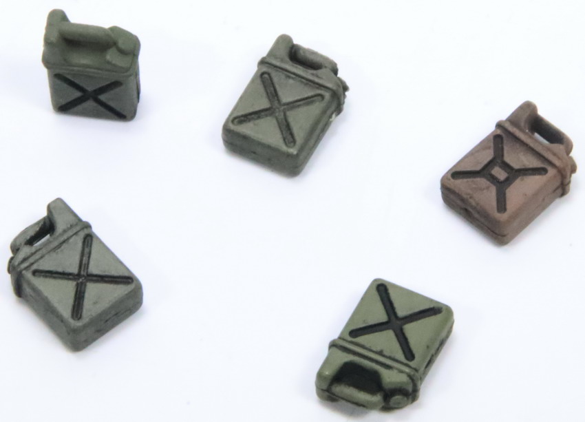Modeling accesories Jerry cans, 1/32 – 1/35, lot 5 units
