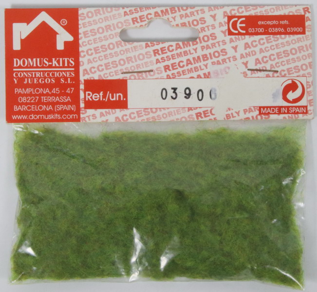 Modeling accesories green turfs. Ref. 03906, Domus Kits