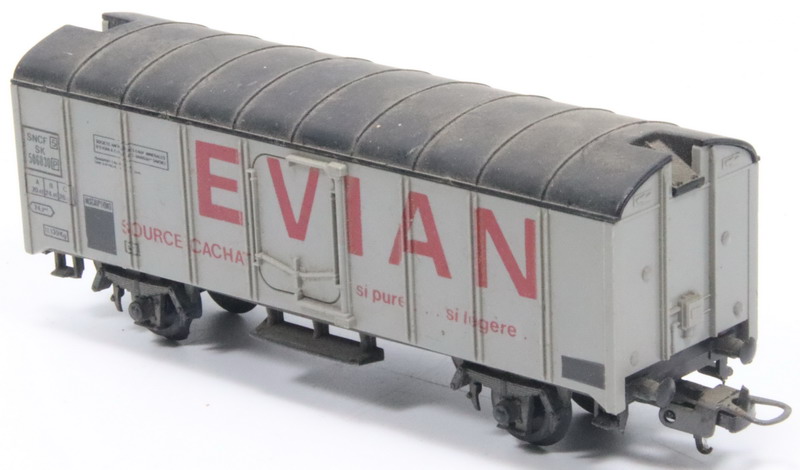 Wagon railway, cargo, Evian, escala H0 – 1/87