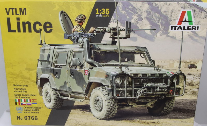 Maqueta armored car VTLM Lince, ref. 6766, 1/35, Italeri