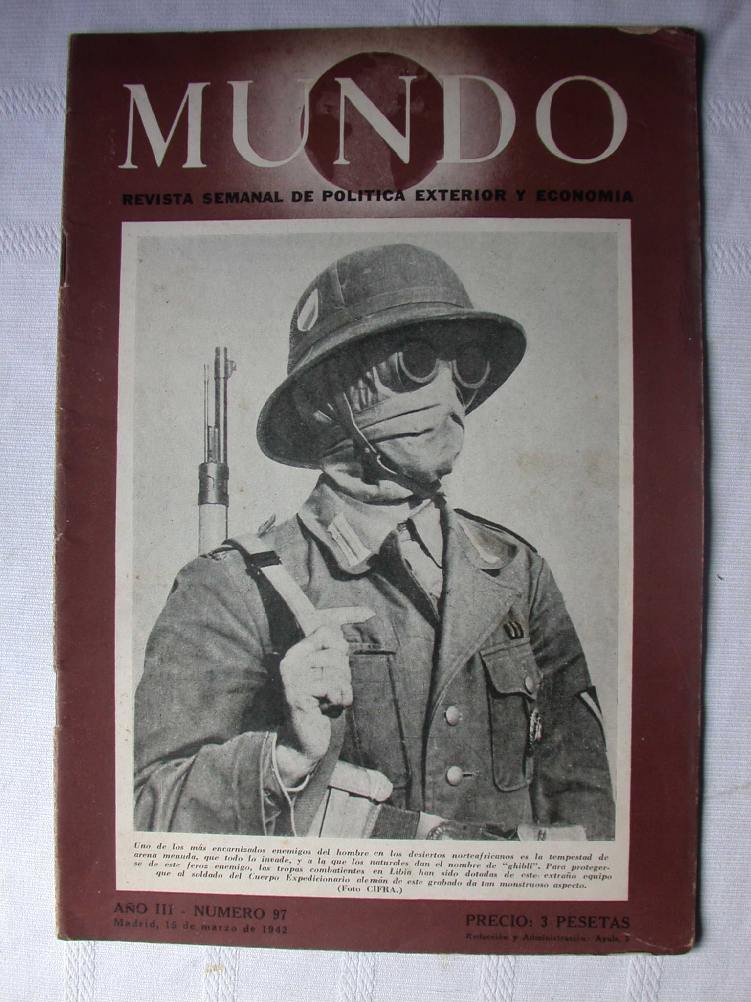 Revista el mundo. Nº 97 año 1942
