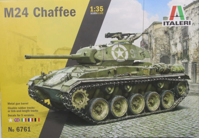 Modeling tank M-24 Chaffe, ref. 6761, 1/35, Italeri