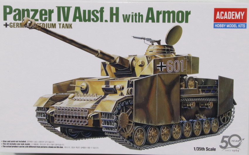 Modeling tank Panzer IV, Ausf. H, ref. 13233, 1/35, Academy