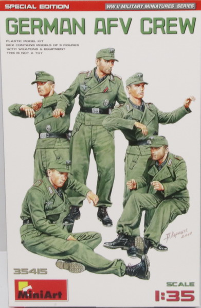 Modeling figures german AFV – Panzer – Stug, ref. 35415, 1/35, ICM