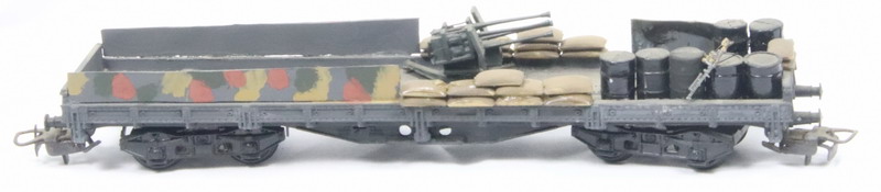 Wagon railway, armored, scale escala H0 – 1/87, fabricante Electrotren