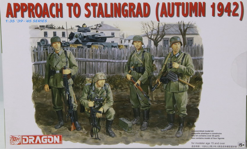 Modeling figures German Approach to Stalingrad, Autumn 1942, ref. 6122, 1/35, Dragón
