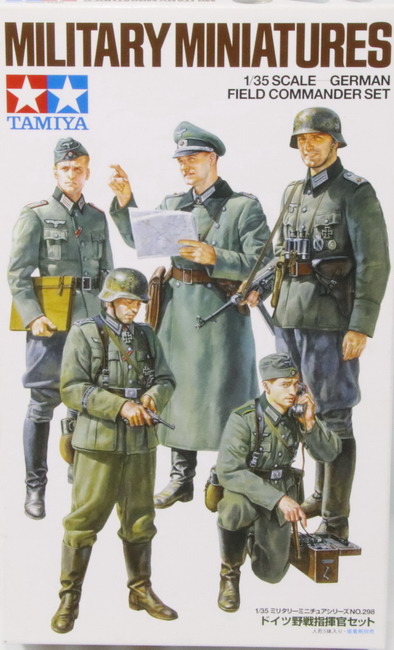 Modeling figures German German field commander set, ref. 35298, 1/35, Tamiya