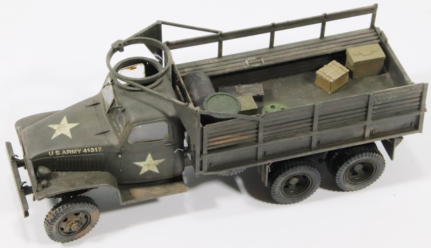 Modeling truck Studebaker US6, 1/35, assembled and painted