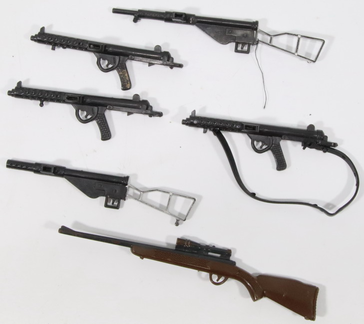 Accesorios Geyperman, armas: Sten, Sterling, fusil
