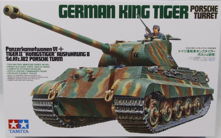 Modeling tank Panzer VI, King Tiger, Porsche Turret, ref. 35169, 1/35, Tamiya