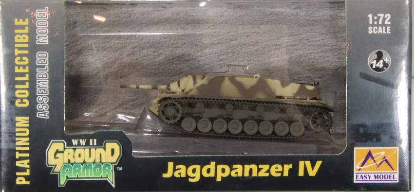 Modeling tank destroyer Jagdpanzer IV, ref. 36123, 1/72, Easy Model, assembled and painted