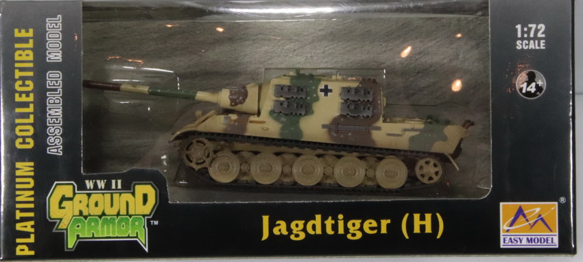 Modeling tank destroyer Jagdtiger H, ref. 36106, 1/72, Easy Model, assembled and painted