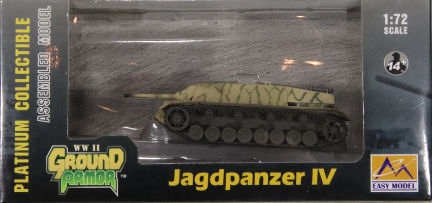 Modeling tank destroyer Jagdpanzer IV, ref. 36124, 1/72, Easy Model, assembled and painted