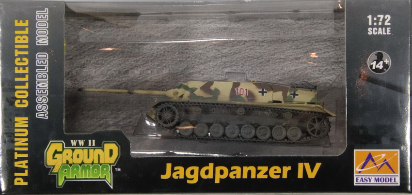 Modeling tank destroyer Jagdpanzer IV, ref. 36128, 1/72, Easy Model, assembled and painted