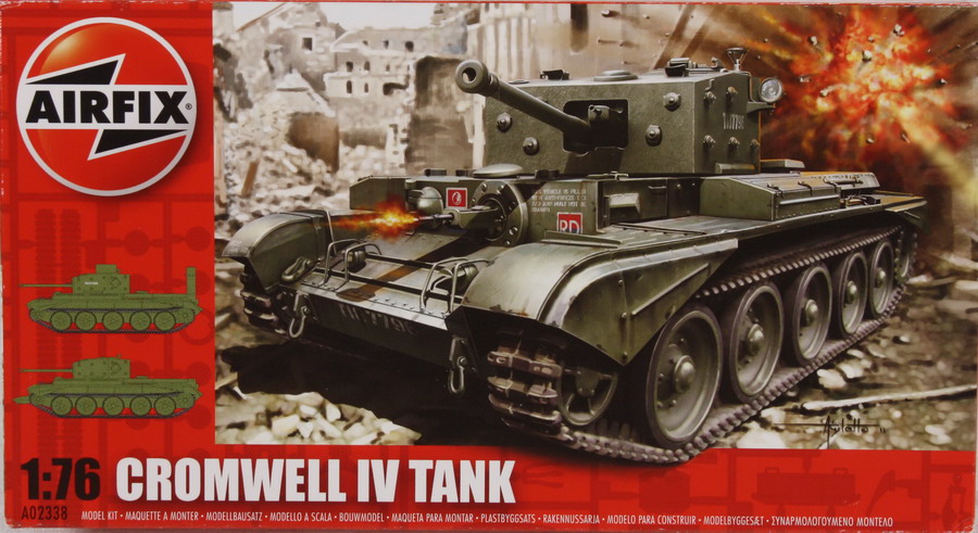 Modeling tank Cromwell IV, ref. A02338, 1/76, Airfix