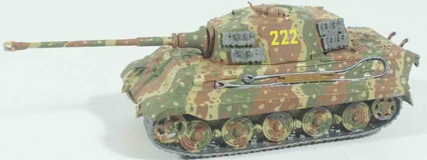 Modeling tank Panzer VI, Panzer VI, Panzerkampfwagen Tiger Ausf. B, Königstiger, King Tiger, Sdkfz 182, assembled and painted, 1/72, box no. 6