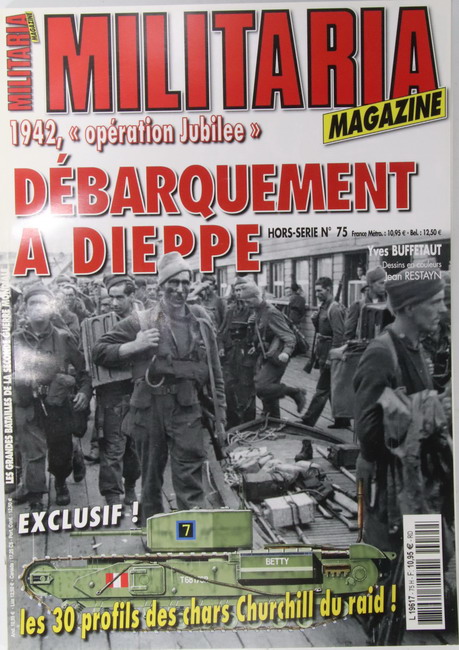 Book Militaria nº 75. 1942 Operation Jubilee. Debarquement a Dieppe