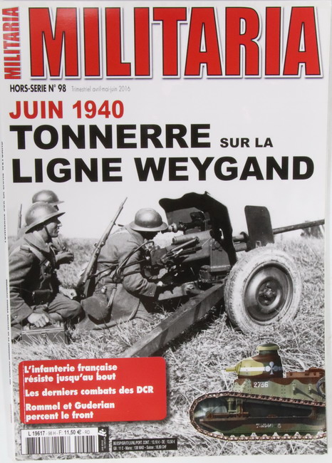 Book Militaria nº 98. Juin 1940. Tonnerre sur la Ligne Weygand