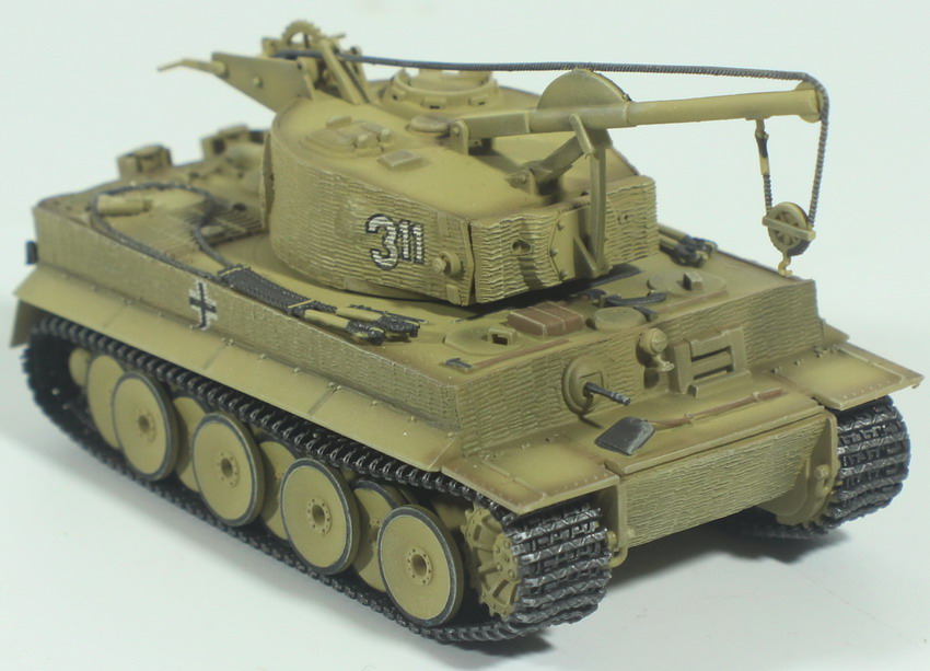 Modeling tank Tiger I – Bergepanzer, Sdkfz. 185, assembled and painted, 1/72, Dragon Armor, caja 10