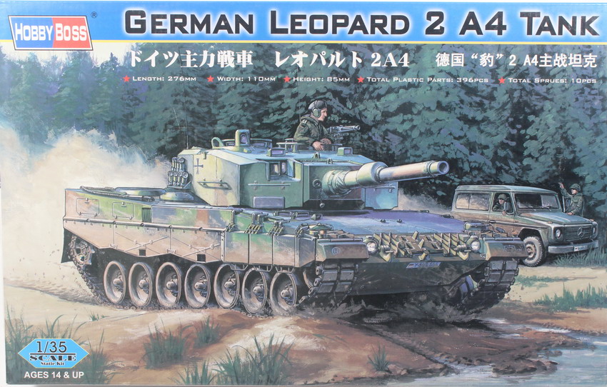 Modeling tank Leopard 2 – A4, ref. 82401, 1/35, Hobby Boss