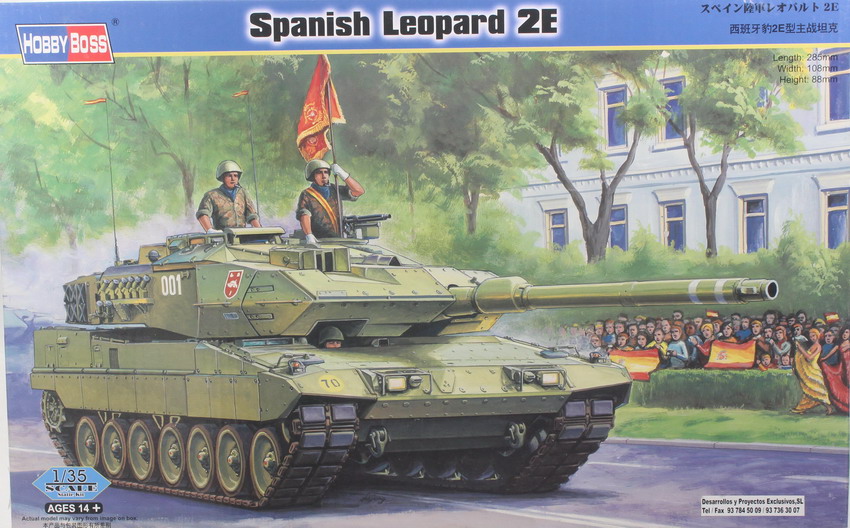 Modeling tank Leopard 2 2 E2– A5/A6, ref. 82432, 1/35, Hobby Boss