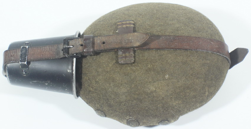 antimplora Mod. 31, (Feldflasche 31 und Trinkbecker), original alemán Segunda Guerra Mundial