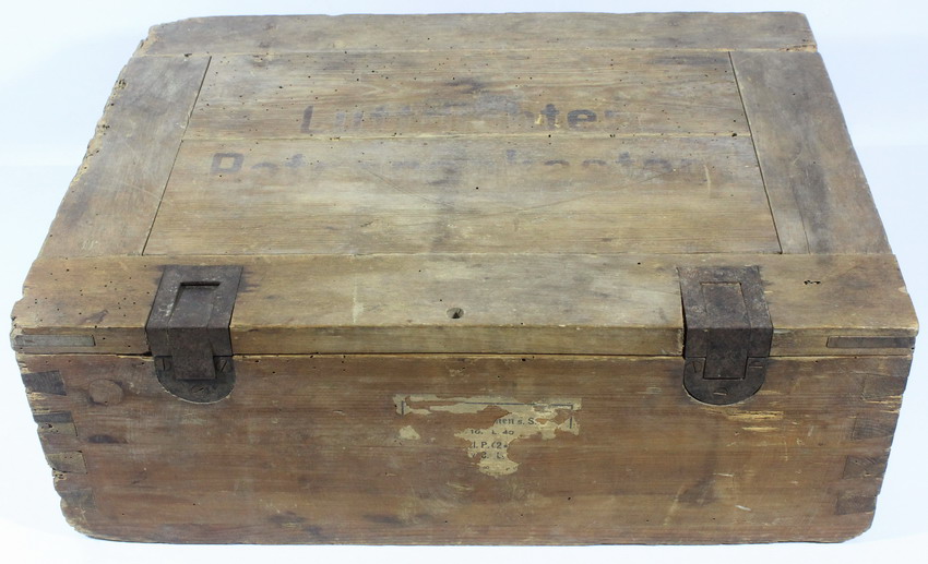 Box, Wooden, for 1500 cartridges 7.92 x 57, German original World War II