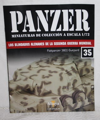 Fascículo nº 35, Flakpanzer 38 (t), Guepard, Colección Panzer, editorial Altaya