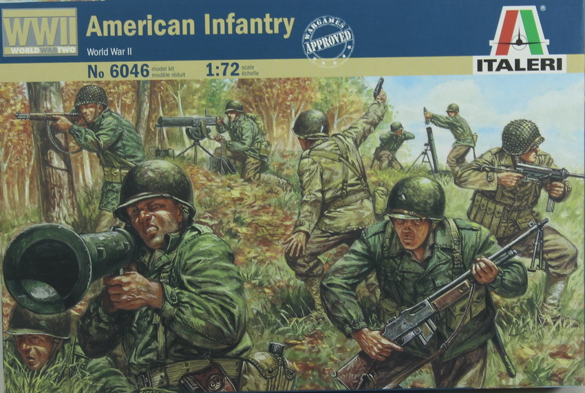 Modeling figures USA, infantry, ref. 6046, 1/72, Italeri