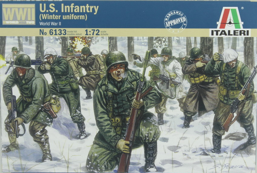 Modeling figures USA, infantry Winter uniform, ref. 6133, 1/72, Italeri