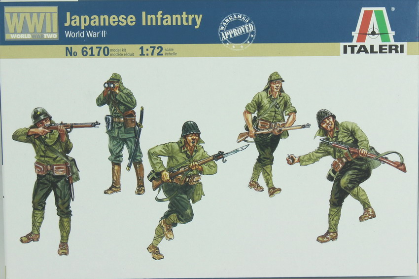 Modeling figures japanese, infantry, ref. 6170, 1/72, Italeri