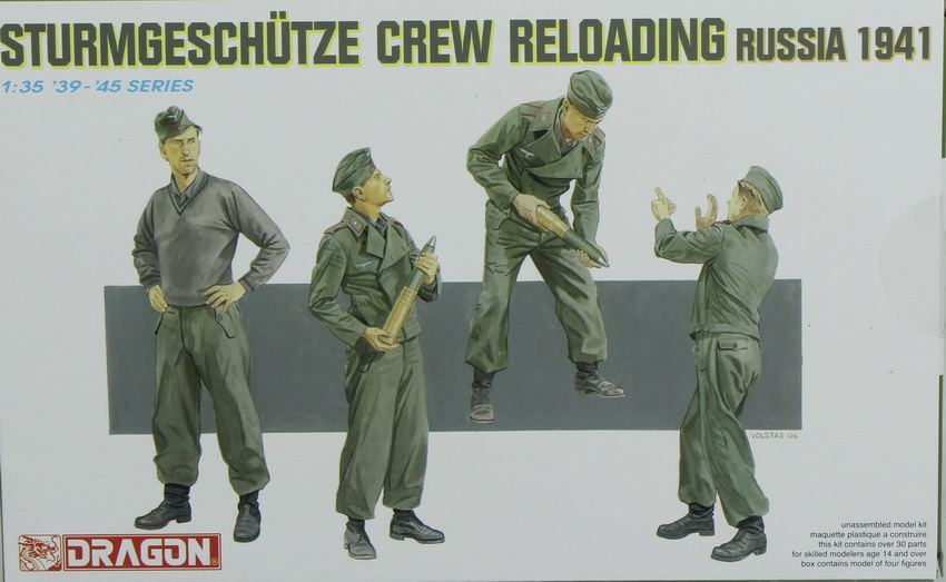 Modeling figures German, Sturmgeschutze, Russia 1941, ref. 6192, 1/35, Dragón