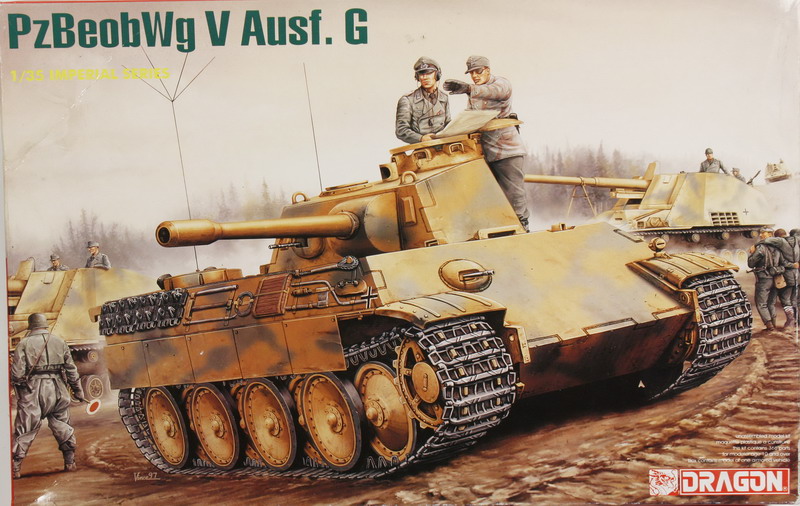 Modeling tank Panzer V – Panther, Pz BoebWg V, ausf. G, ref. 9041, 1/35, Dragón