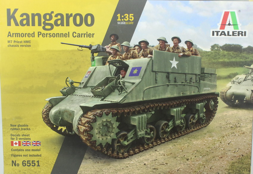 Modeling armored personnel carrier Kangaroo, ref. 6551, 1/35, Italeri
