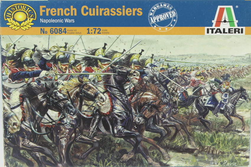 Modeling figures french, Cuirassiers, Napoleonic Wars, ref. 6084, 1/72, Italeri