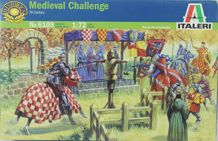 Modeling figures medieval challenge, XV Century, ref. 6109, 1/72, Italeri
