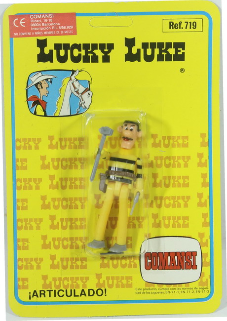 Action figures Lucky Luke, Dalton Brothers , Comansi, ref. 719