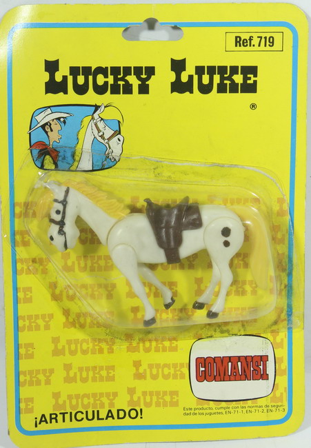 Action figures Lucky Luke, horse Jolly Jumper, Comansi, ref. 719