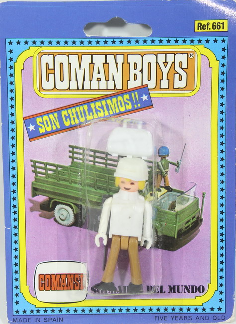 Action figures Coman Boys, médicos – enfermeros, Soldados del Mundo, ref. 661, Comansi