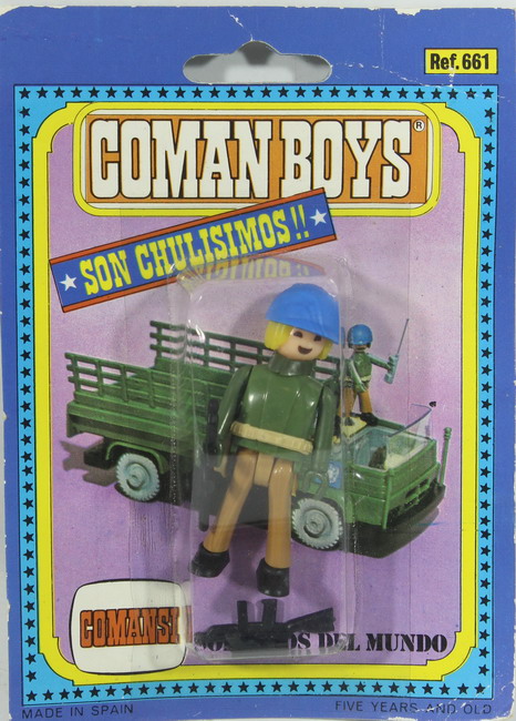 Action figures Coman Boys, Soldados del Mundo, ref. 661, Comansi