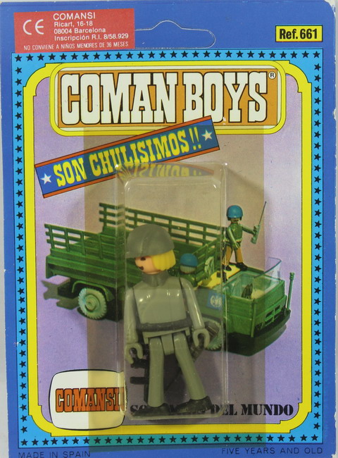 Action figures Coman Boys, Soldados del Mundo, ref. 661, Comansi