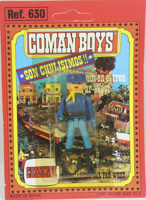 Action figures Coman Boys, Far-West, soldados nordistas, ref. 630, Comansi