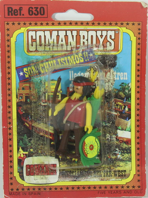 Action figures Coman Boys, Indios, ref. 630, Comansi
