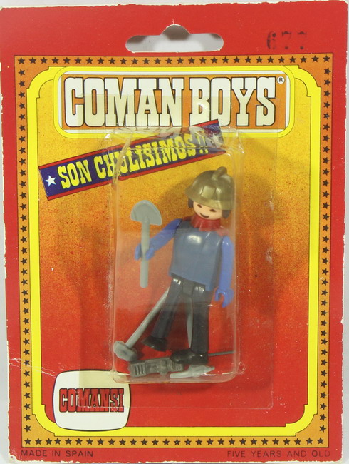 Action figures Coman Boys, Bomberos, ref. 677, Comansi