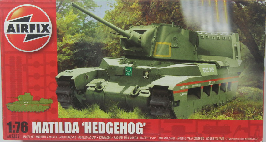 Modeling tank Matilda Hedgehog, ref. A02335, 1/76, Airfix