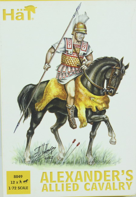 Modeling figures Alexander´s allied cavalry, ref. 8049, 1/72, Hat