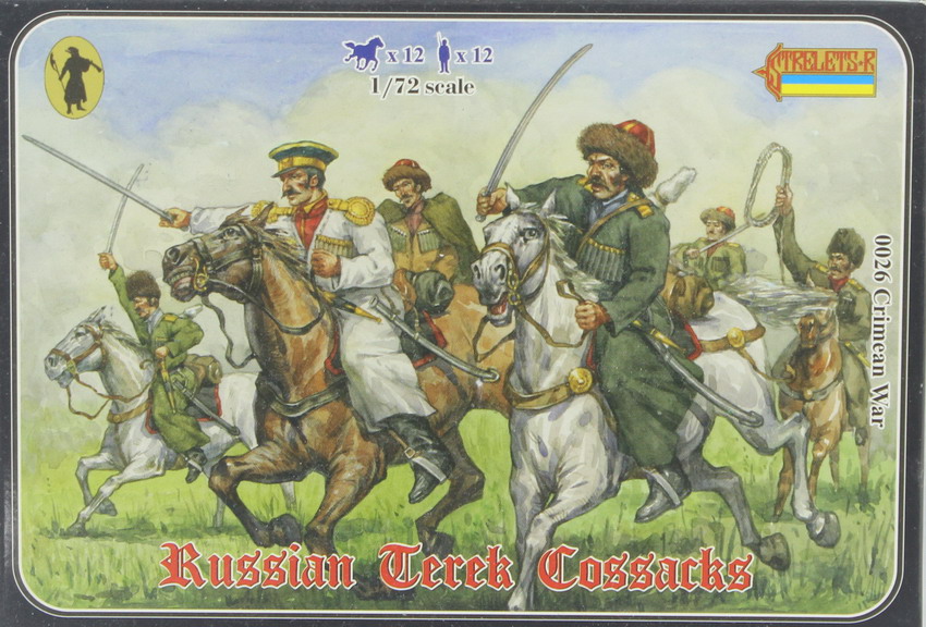 Modeling figures Rusos, Terek Cossacks, Crimean War, ref. 0026, 1/72, Strelets