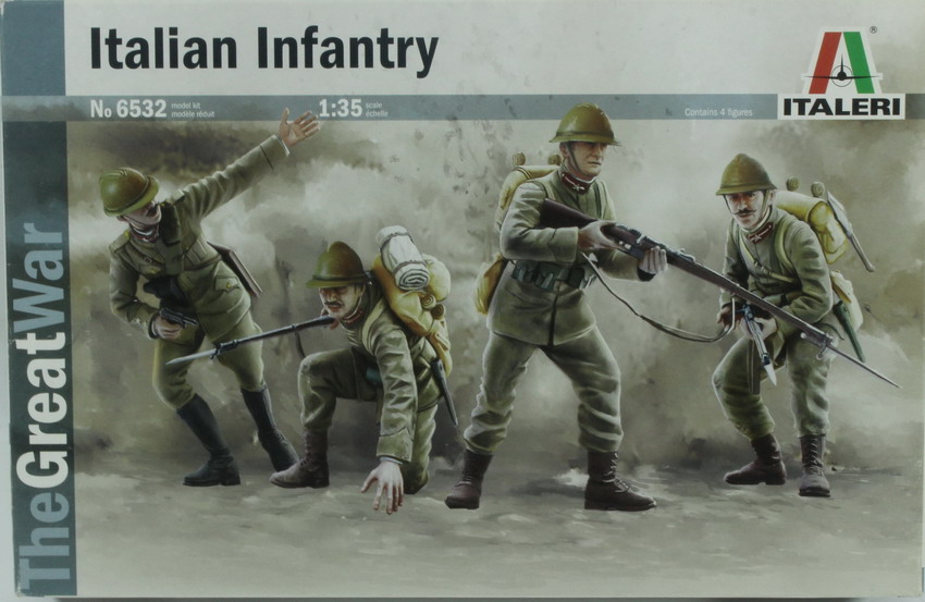 Modeling figures italian, infantry, The Grat War, ref. 6532, 1/35, Italeri
