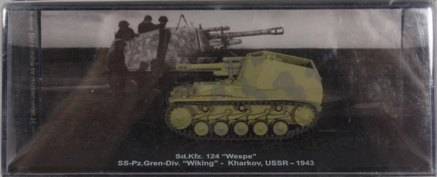 Modeling self propelled Wespe, Sdkfz 124, Viking, Kharkov 1943, 1/72, Altaya
