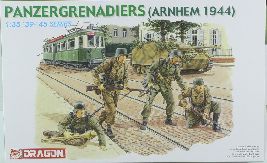 Modeling figures German, Panzergrenadiers, Arnhem 1944, ref. 6161, 1/35, Dragón